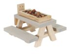 Eekhoorn picknicktafel Wand