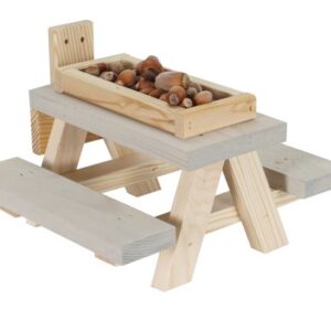 Eekhoorn picknicktafel Wand