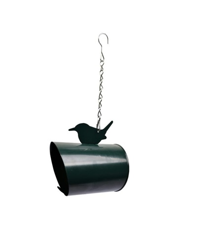pindakaaspothouder vogel metaal