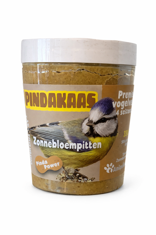 vogelpindakaas met zonnebloempitten