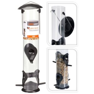 vogelvoederhouder mat zwart